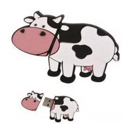 Maßgefertigte USB-Stick Kuh - Topgiving